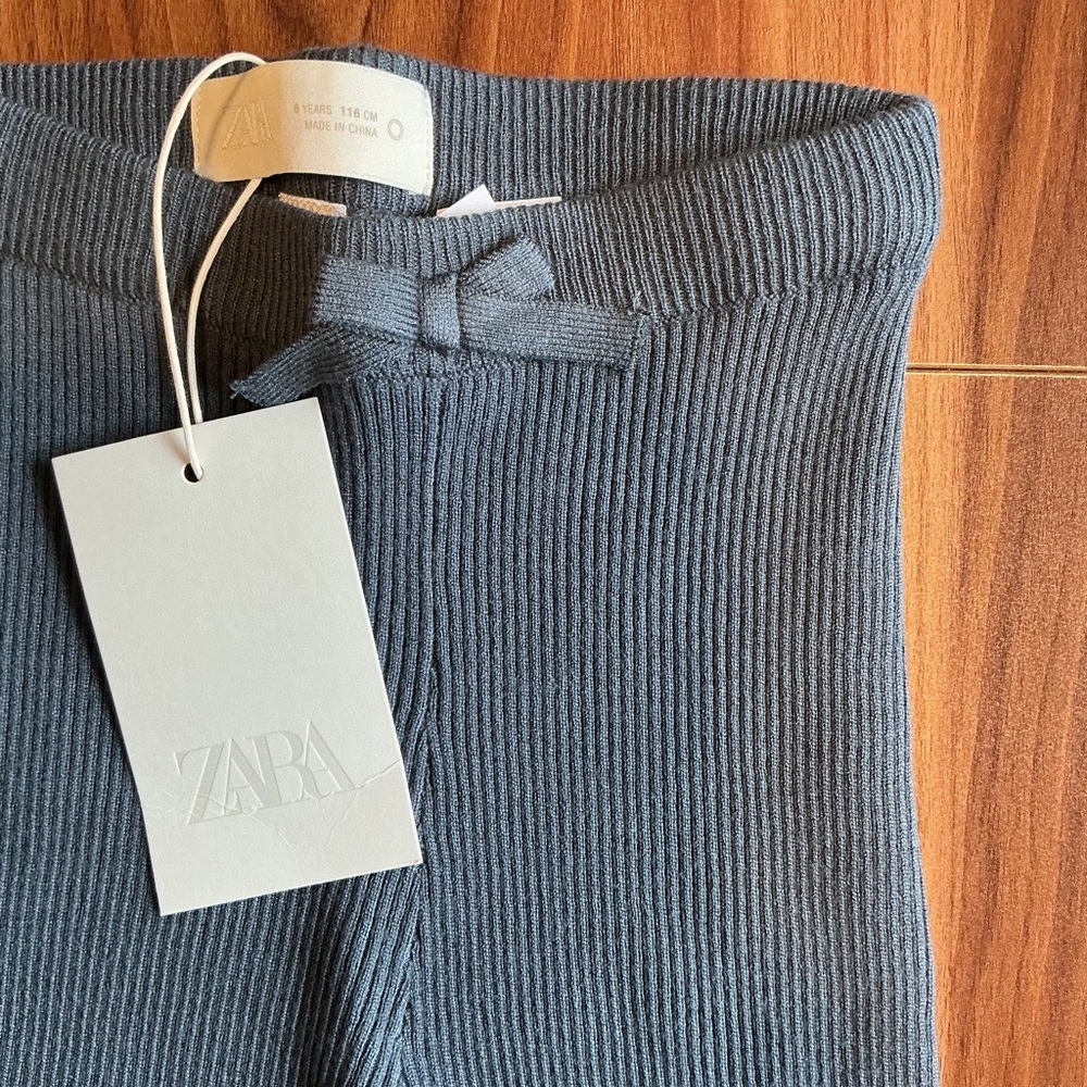 NWT Zara 6Y Embroidered Lace Knit Set - Picture 5 of 6